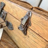 Wooden suitcase