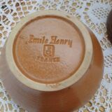 7 antique Émile Henry bowls