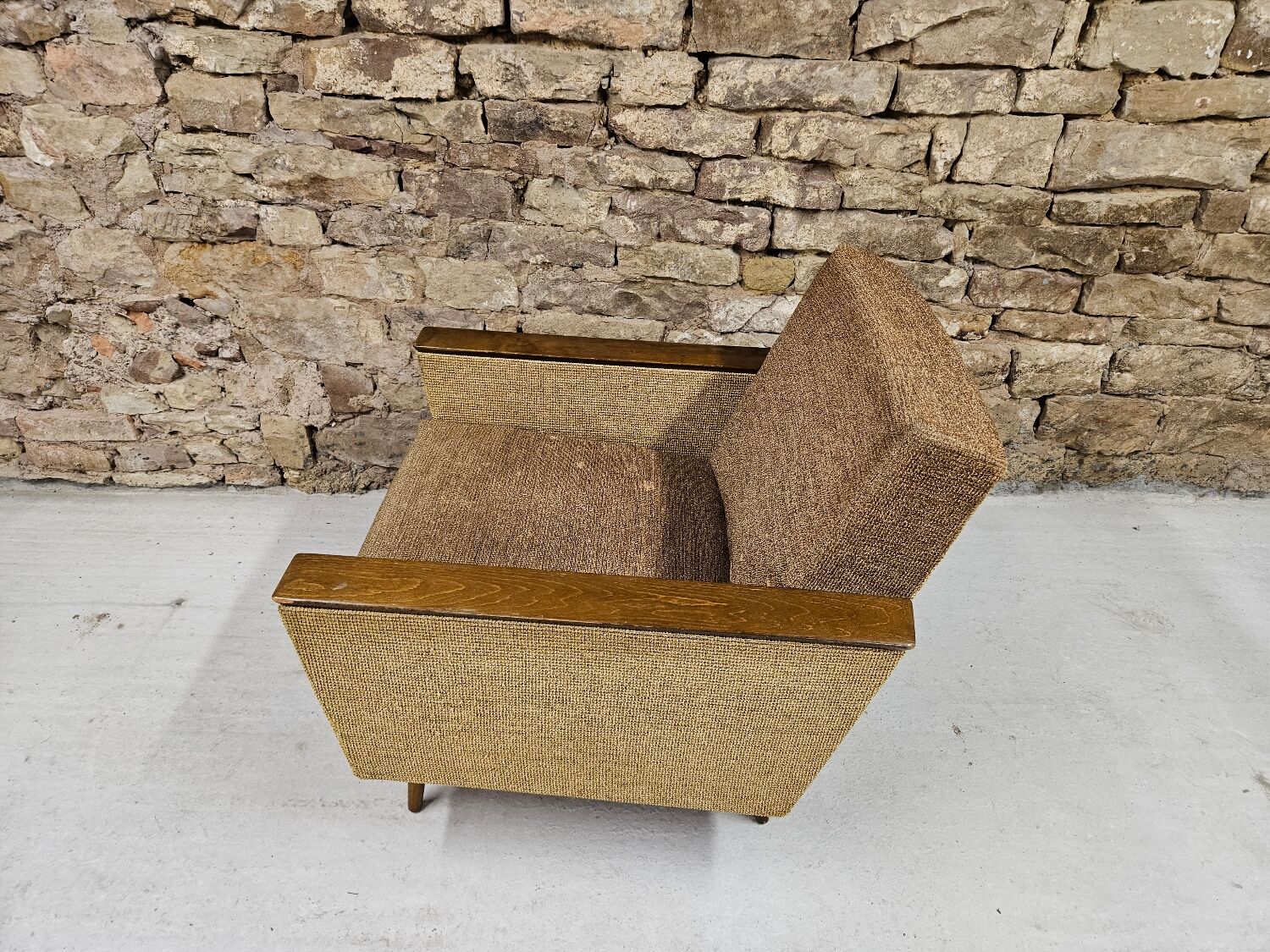 Compass feet armchair 1970s