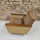 Fauteuil club pieds compas 1970