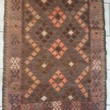 Vintage Anatolian kilim rug 170x96 cm made of natural wools.