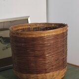 Wicker rattan planter