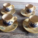 Set of 4 coffee cups