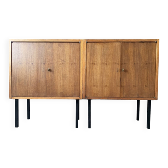 Vintage Scandinavian sideboard 2 modules in oak, 1960s
