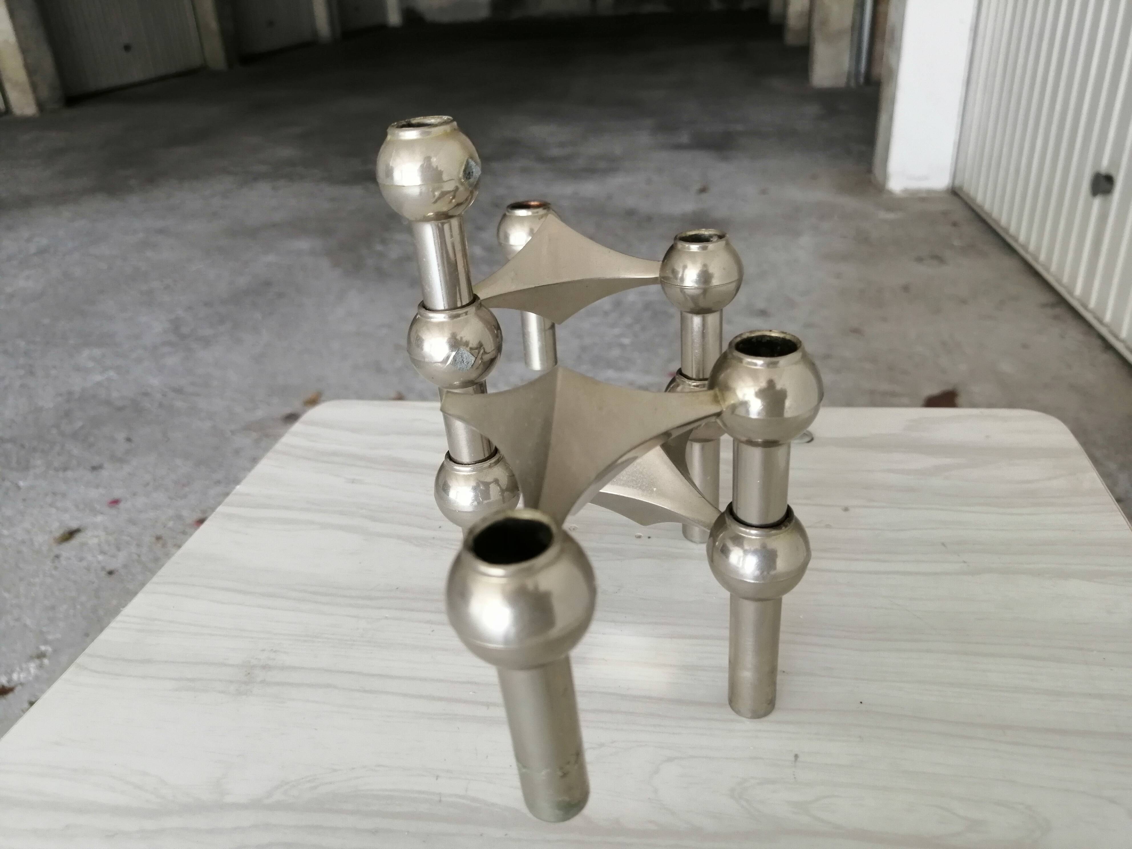 Bougeoir scandinave modulable en acier