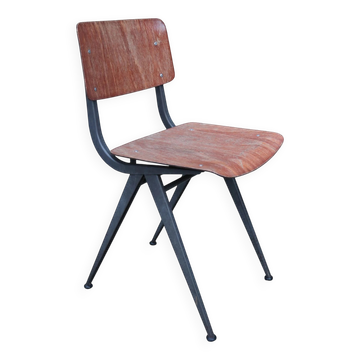 Vintage Presikhaaf chair – Pagholz and compass legs, 1960s