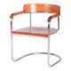 Bauhaus Armchair in Walnut and Beech by H. Gottwald, 1930s