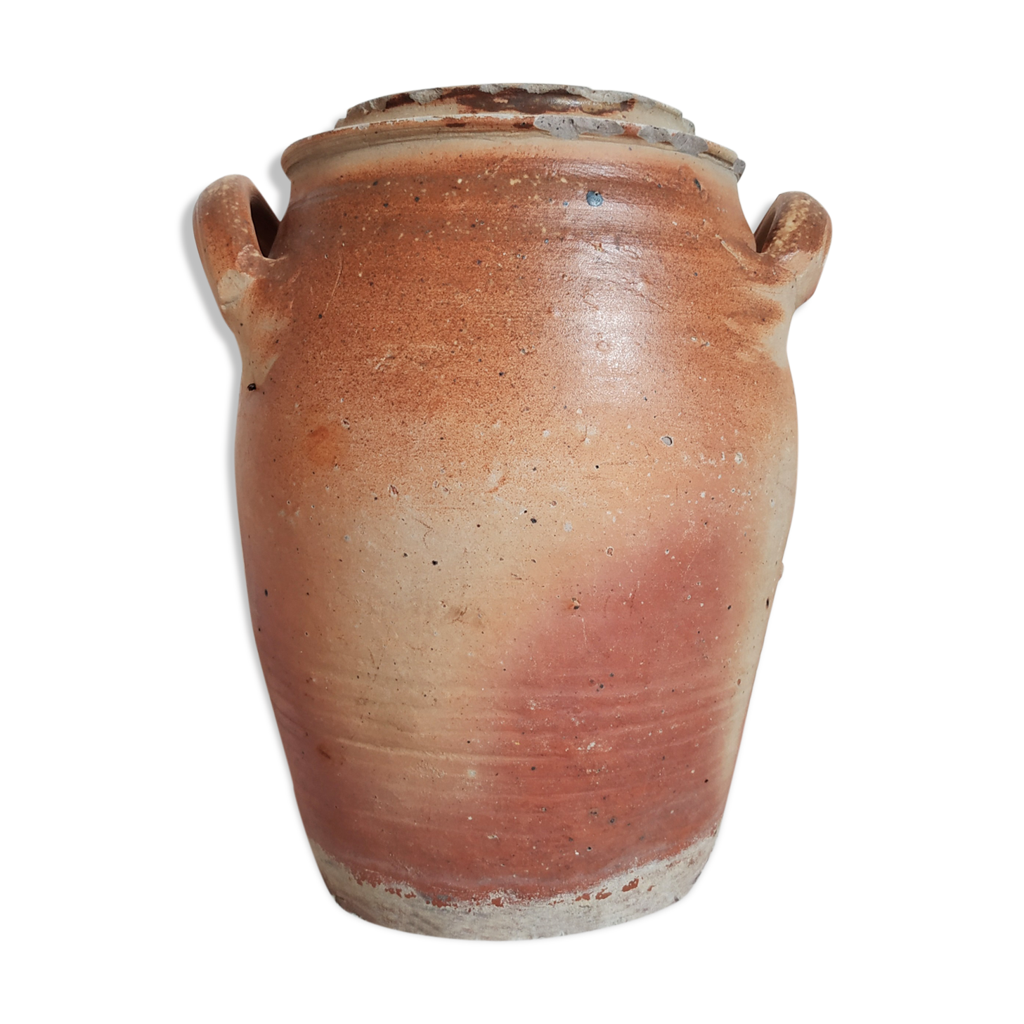 Old sandstone jar