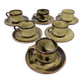Set of 6 small cups + saucer Langenthal