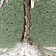 Silver-plated palm lamp, 1910, Thomas Bradbury & Sons