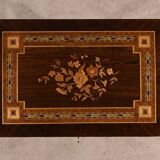 Small Living Room Table in Rosewood and Amboyna Burl, Louis XVI style, Napoleon III period – Mili