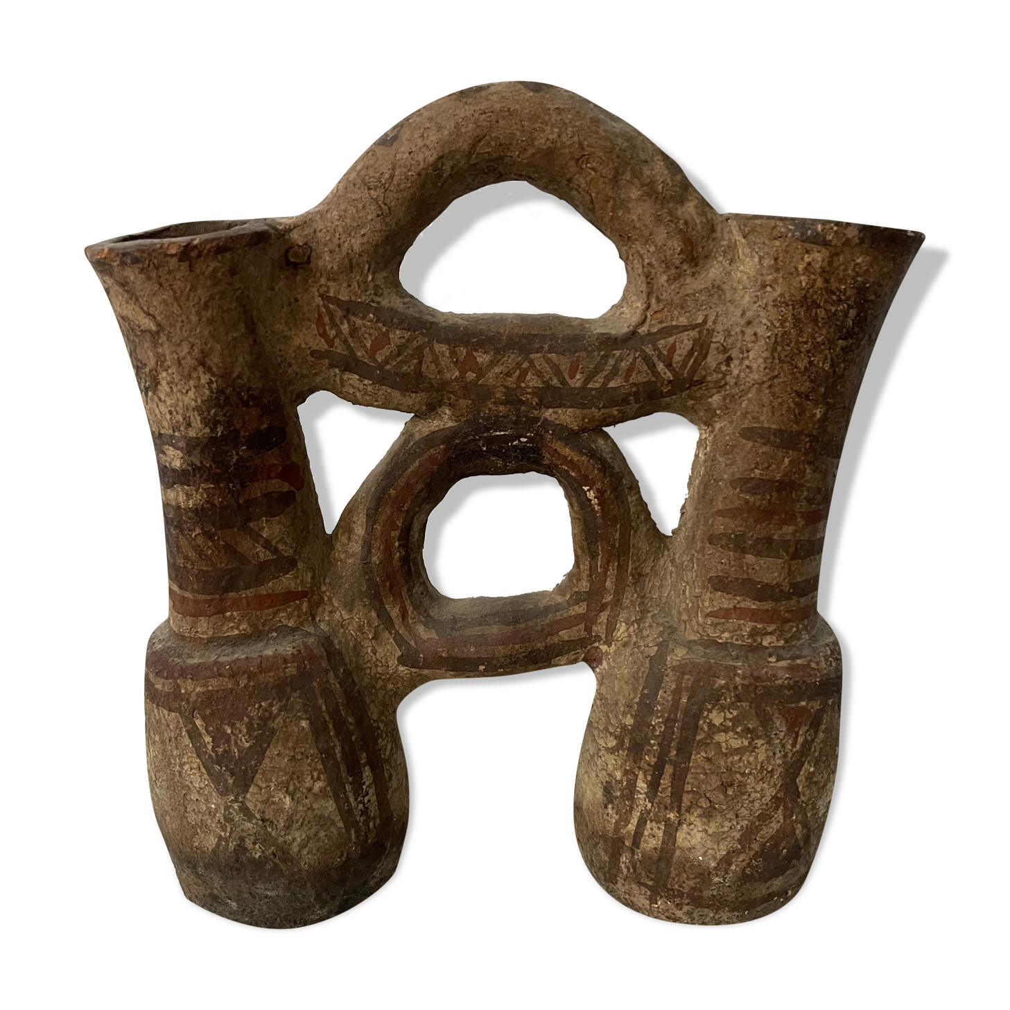 Morocco pitcher double terracotta XVII century or before