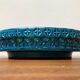 Grand bol en poterie Rimini Blu de style mi-siècle par Aldo Londi pour Bitossi, Italie, années 1960