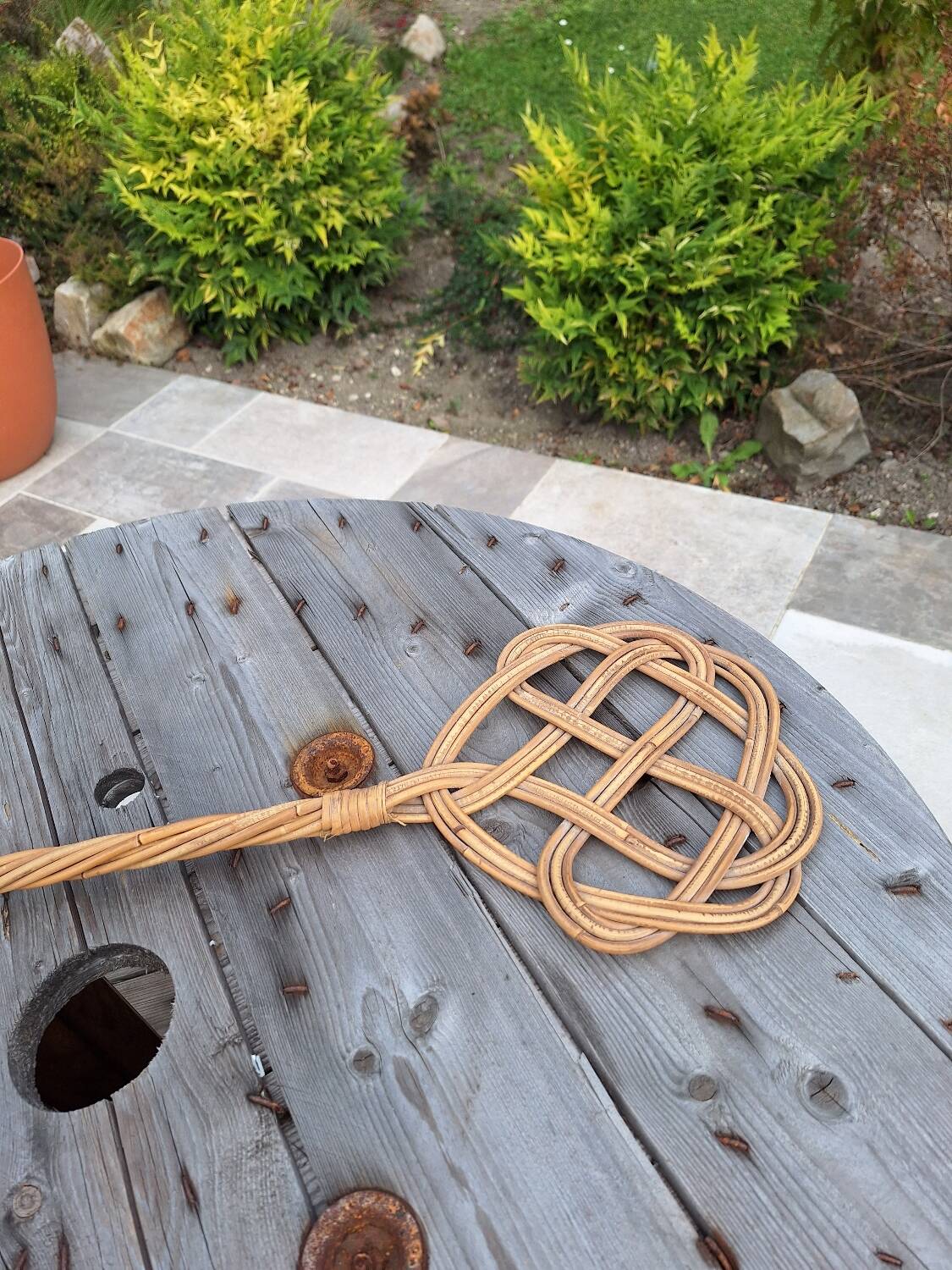 Interwoven Rattan Carpet Beater