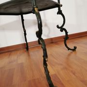 Art Nouveau cast iron Gath's Antique Sellette/Desserte