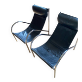 2 vintage Omega Habitat armchairs