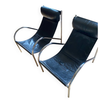 2 vintage Omega Habitat armchairs