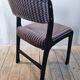Paire de chaises esprit scandinave velours années 80