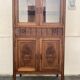 Old small glass display cabinet from the early 20th century.