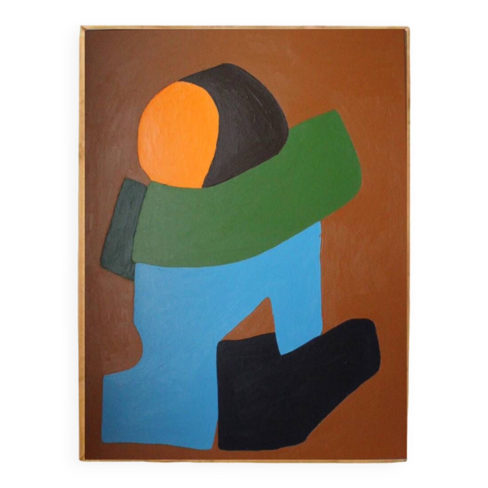 Colorful figurative abstract "You and me"