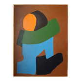 Colorful figurative abstract "You and me"