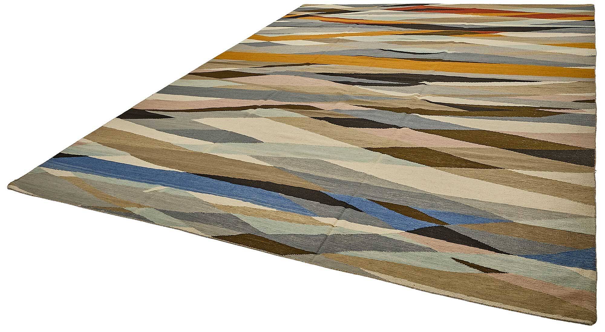 Contemporary Tribal Decorative Kilim 317 cm x 433 cm