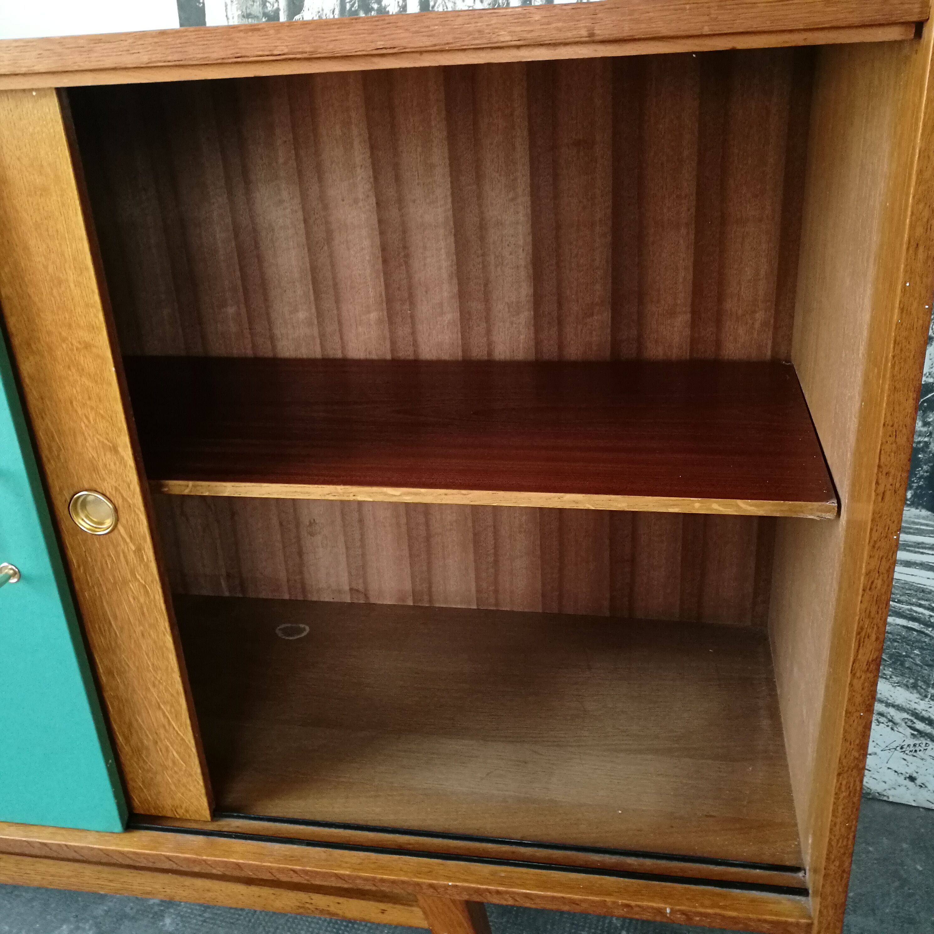 Vintage oak enfilade