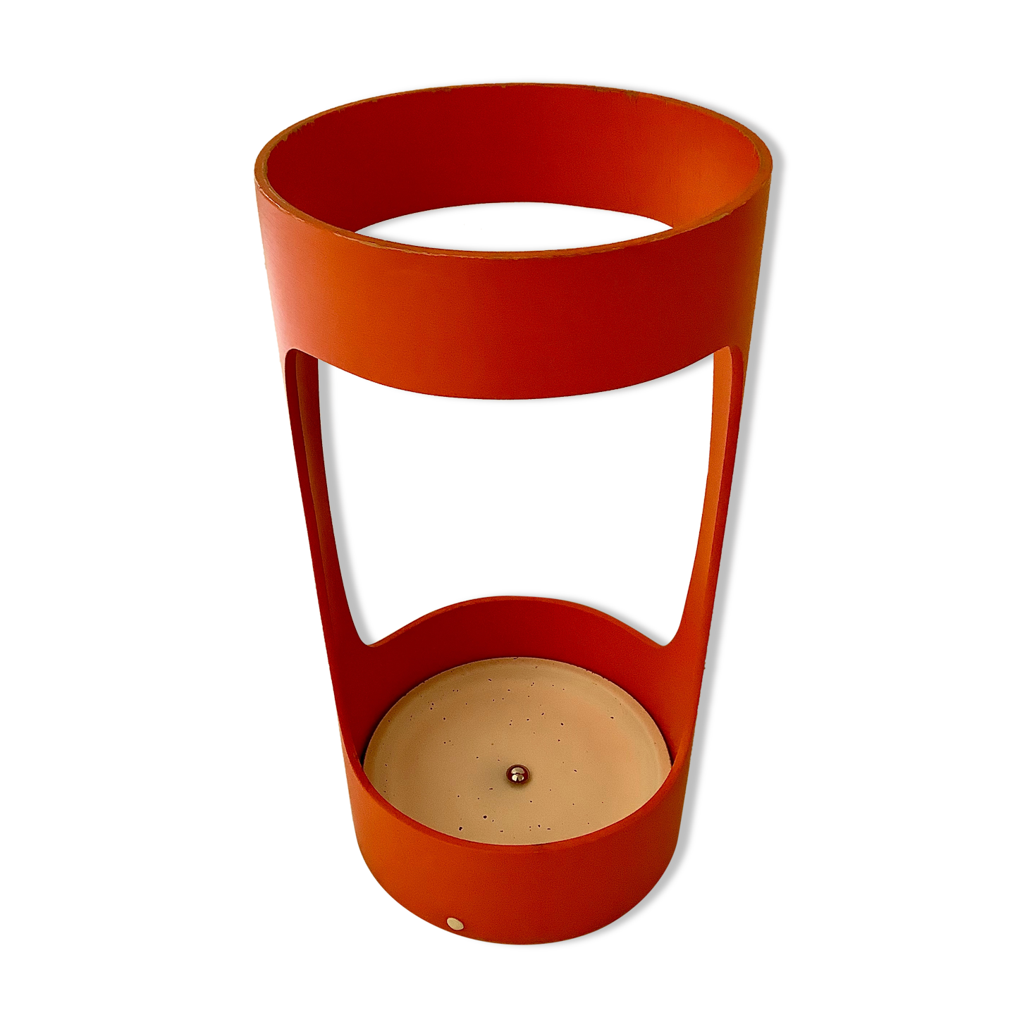 Shonbuch umbrella holder from the 70's orange