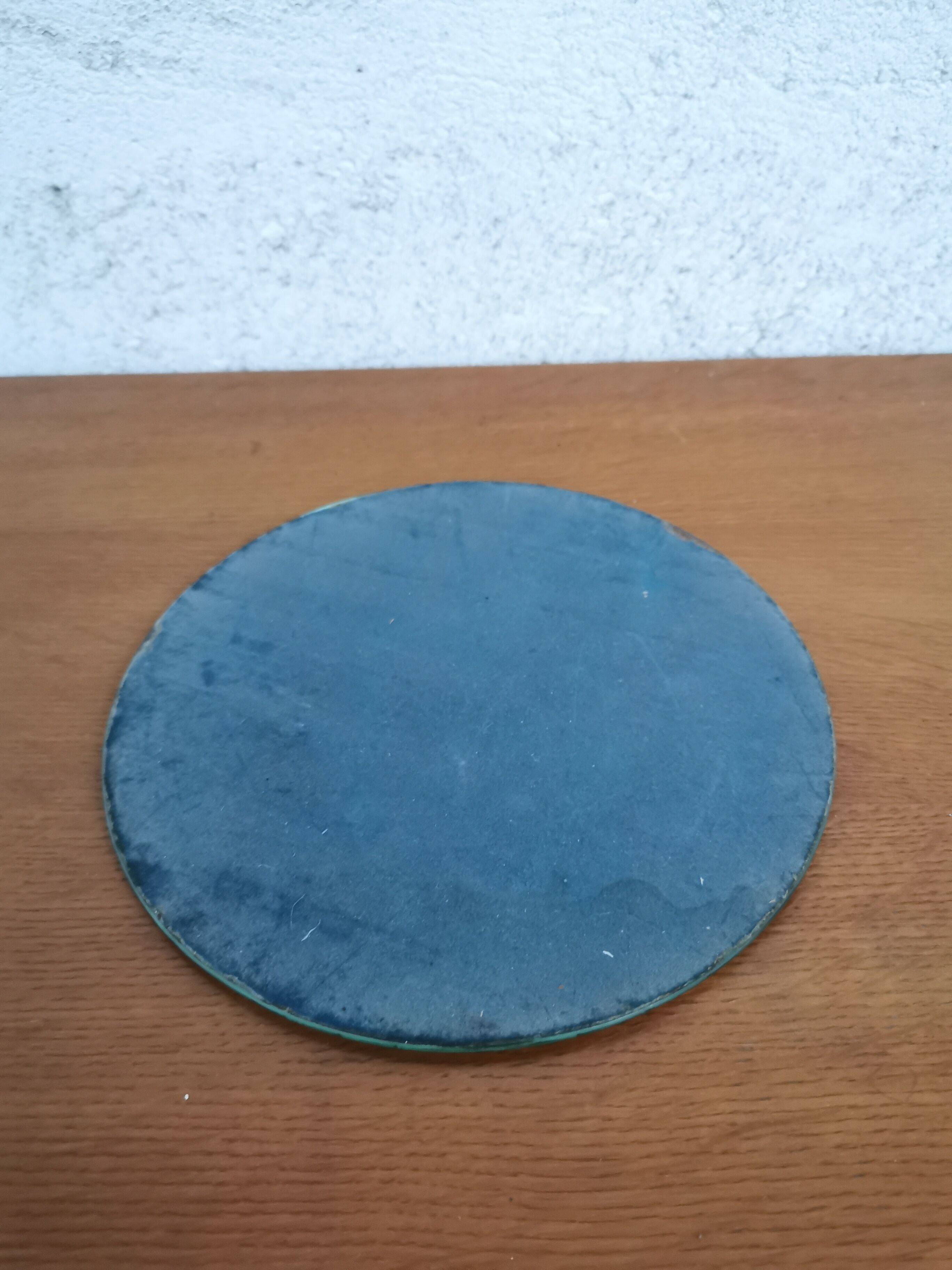 Round beveled mirror to install