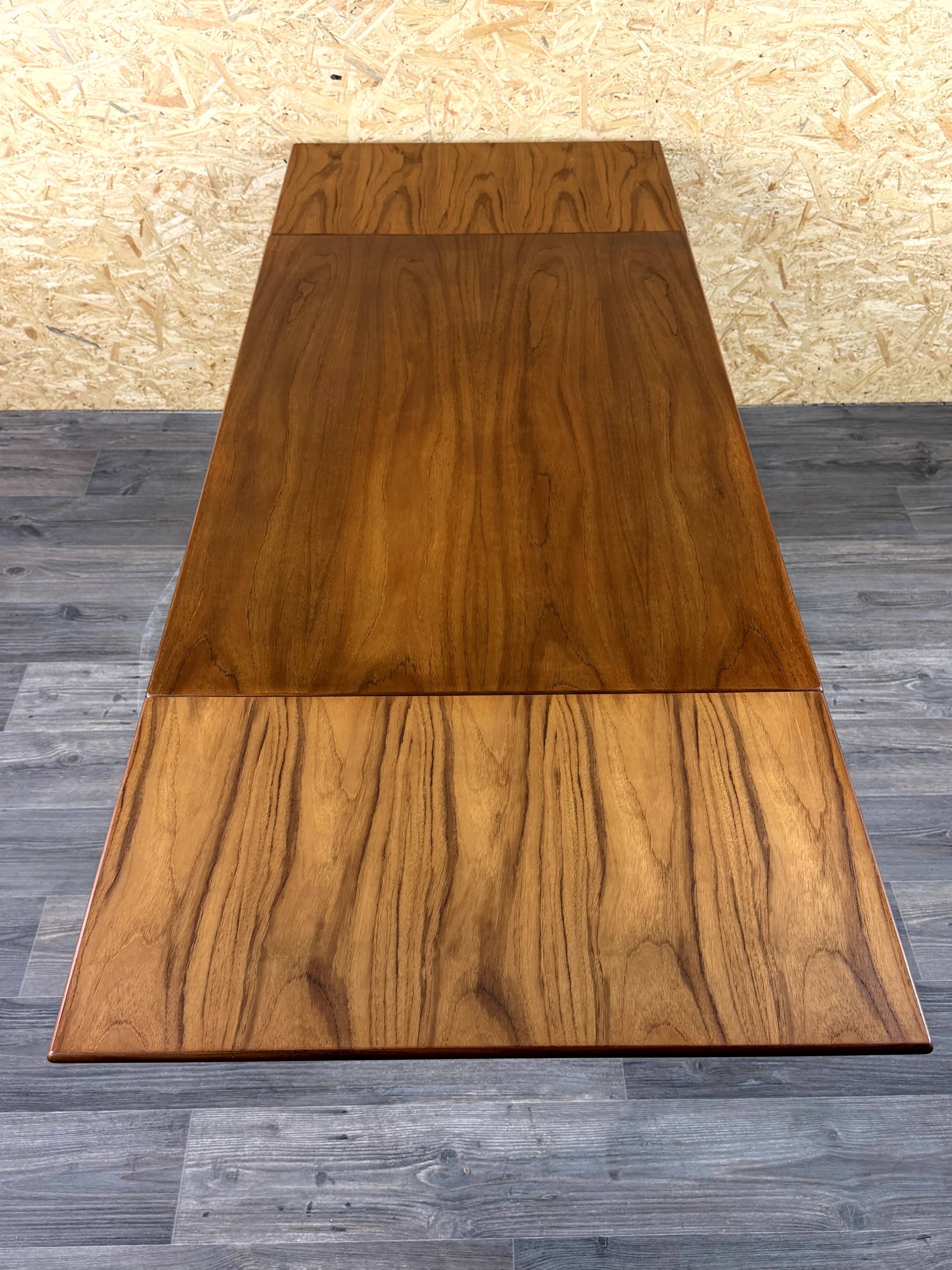 1960s 1970s Teak Dining Table Danish Modern Design Made in Denmark