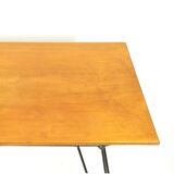 Vintage coffee table with wired base