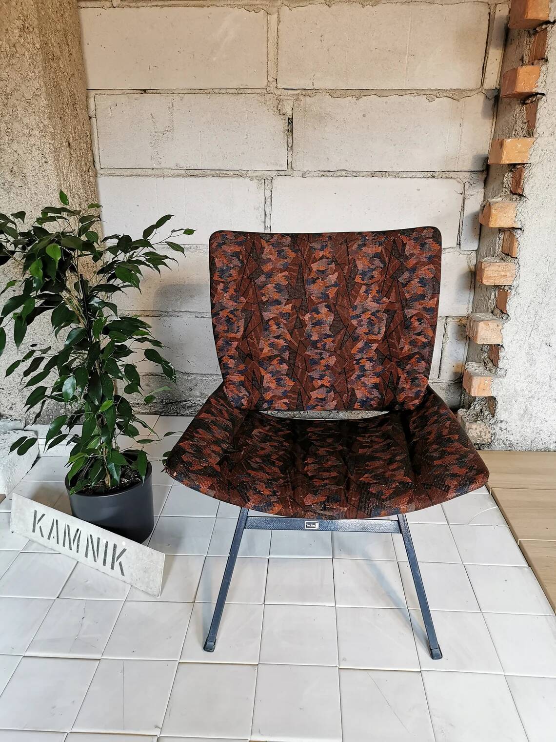 Vintage Lupina Shell Lounge Chair: Niko Kralj, Retro 1960s Yugoslav Design