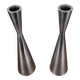 Steel Candle Holder Duo by Erika Pekkari