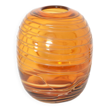 Vase ambré murano