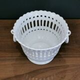 Malicorne openwork earthenware flowerpot