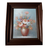 Oil on canvas signed Edmond Sanders
