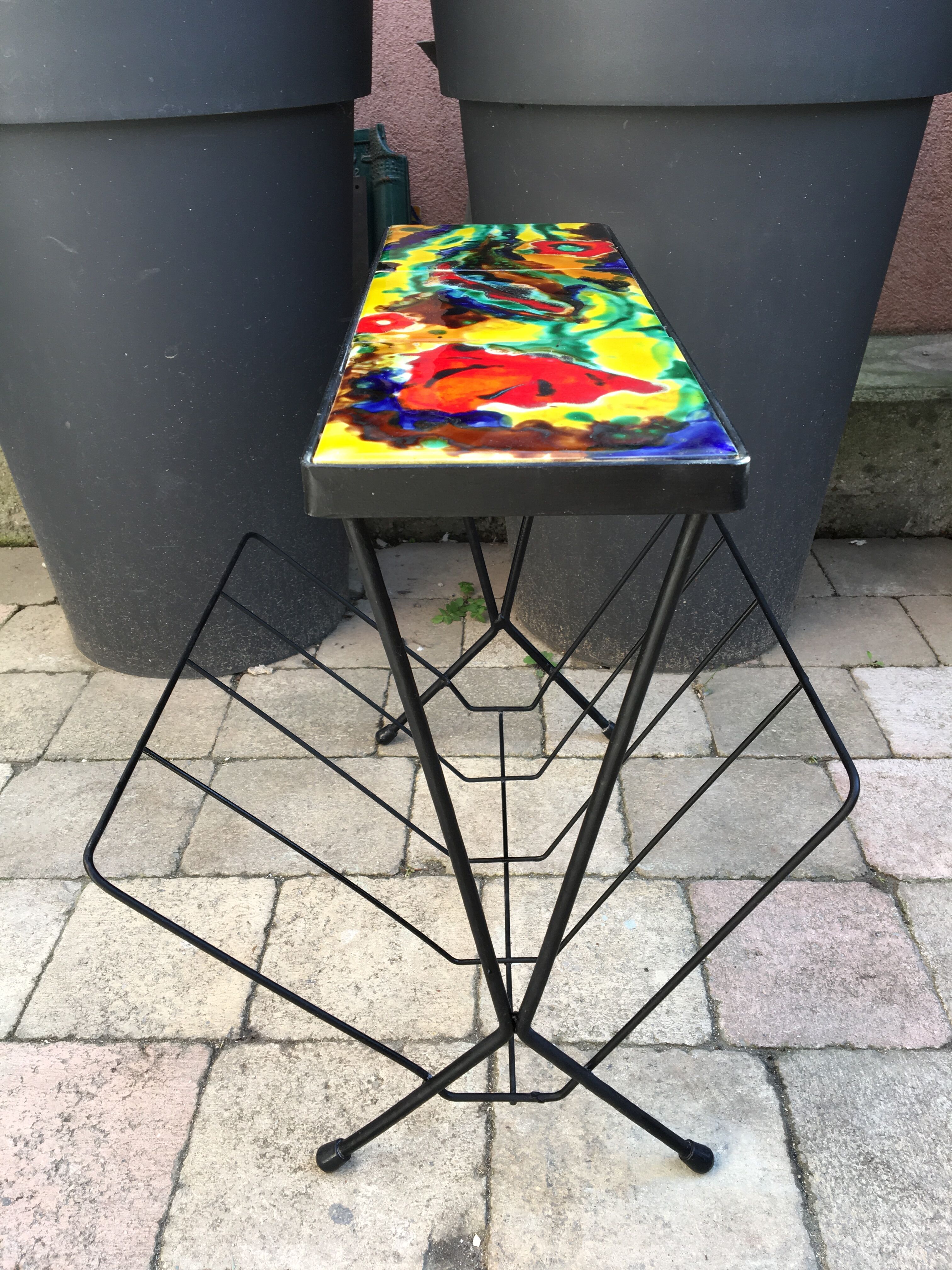 Vintage magazine rack