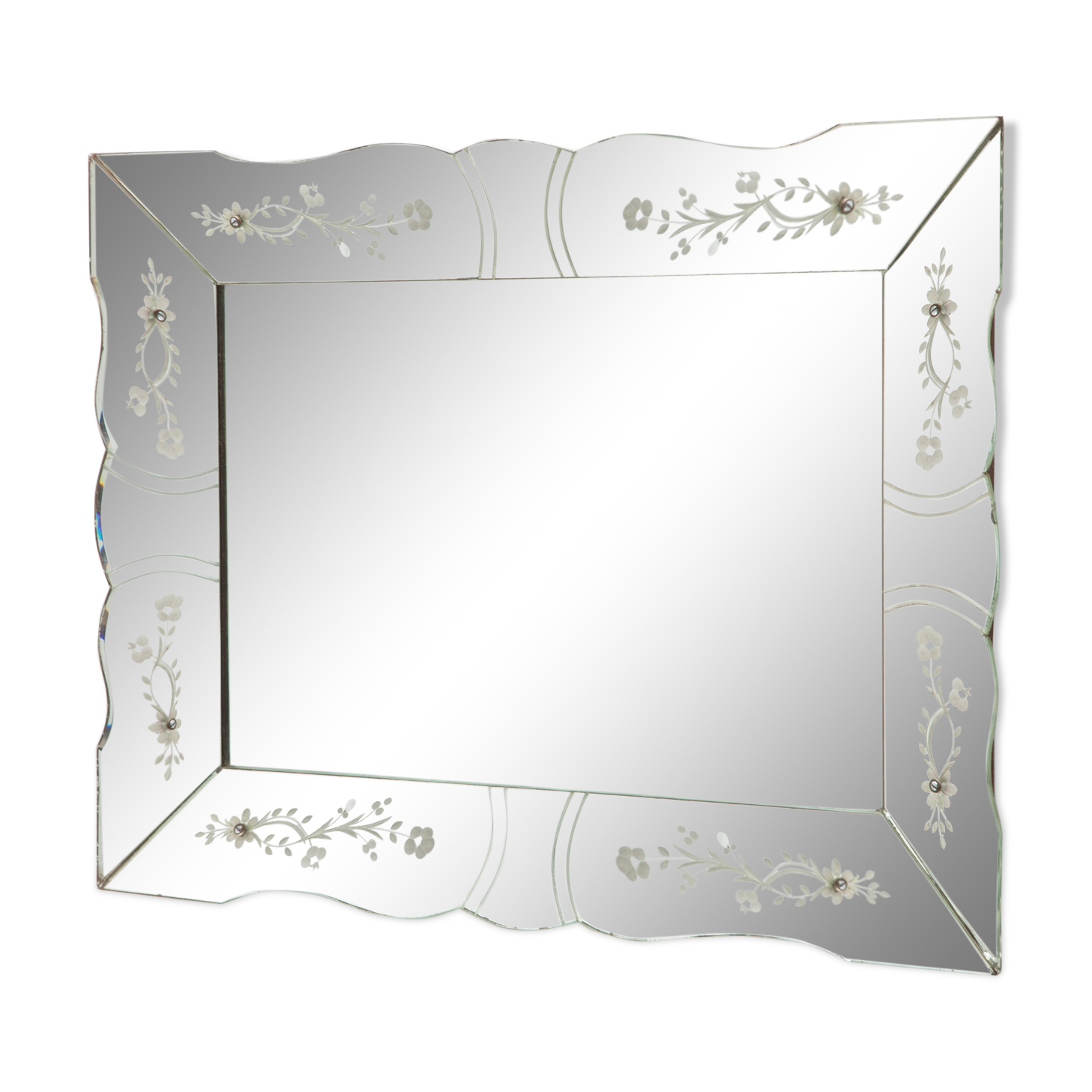 Miroir vintage français - 70x52cm
