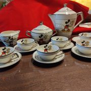 Service à café Mickey et Minnie art déco 1928