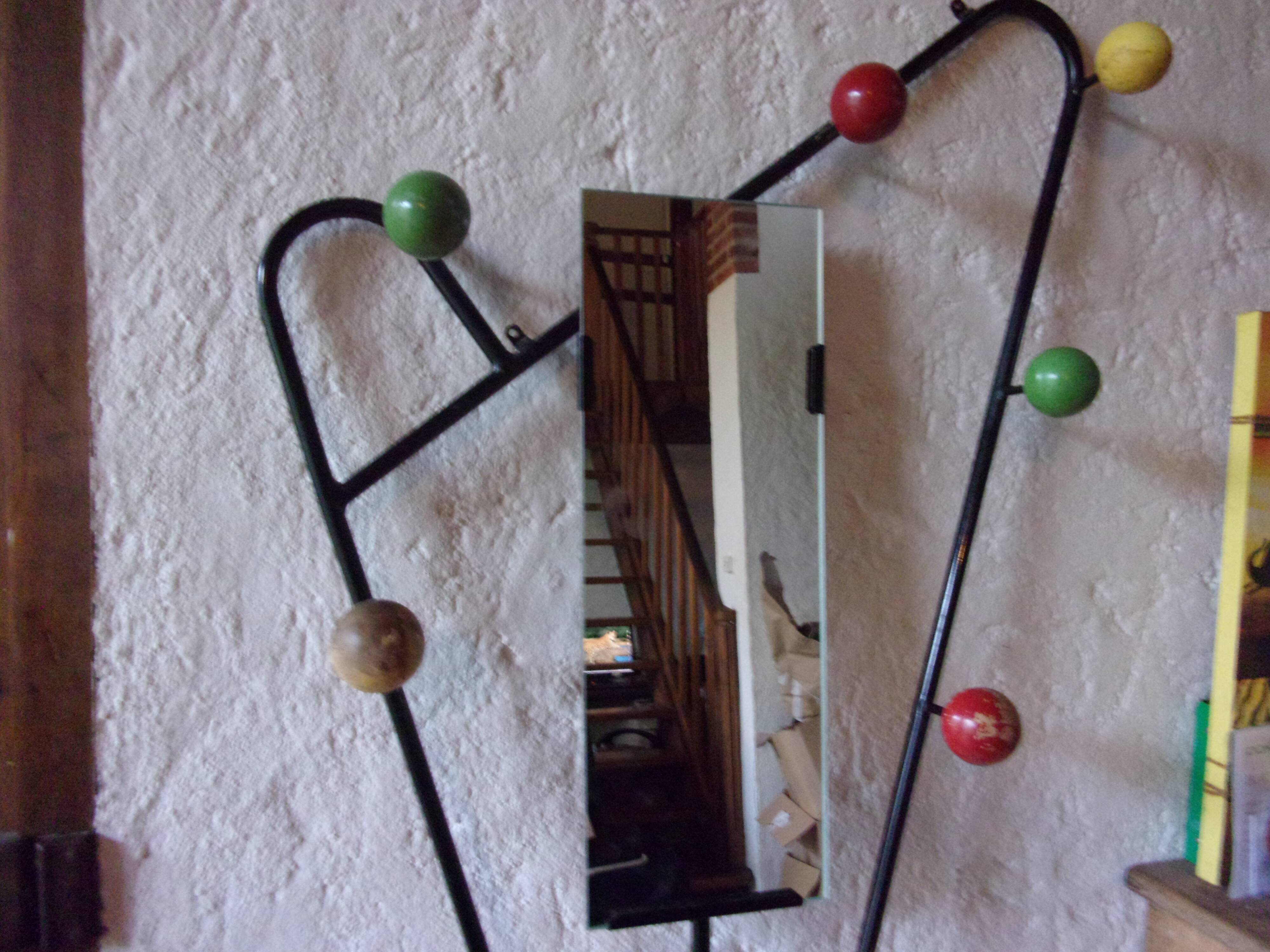 Wall-mounted locker "Atomic" by Roger Féraud, 1950