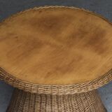 Side table, rattan, 1960s