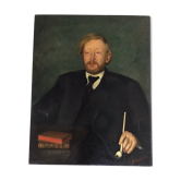 Portrait à l’huile de l’écrivain Fernand Fleuret  92x73cm