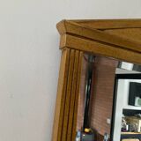 Vintage Deknudt Empire style mirror in gilded wood