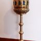 Pair of copper and brass floor lamps 70s