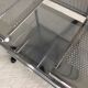 Industrial-style bathroom trolley on casters