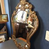 Console with mirror