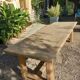 Old farm table in solid oak 2 m 63