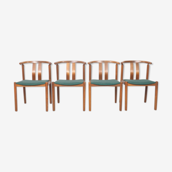 Set of 4 teak Danish design chairs by Uldum, 1960's