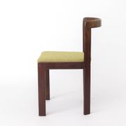 Set of 6 Vintage Lübke Dining Chairs, 1970s German Design, Stained Beech