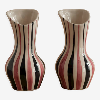 2 vases années 50